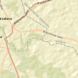 Mazsalaca Street Map