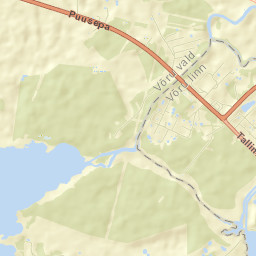 Võru vald Street Map