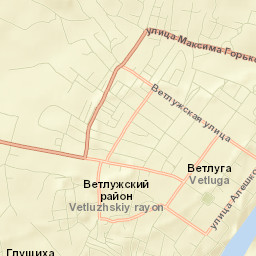 Vetluga Street Map