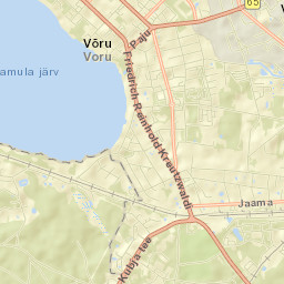 Võru Street Map
