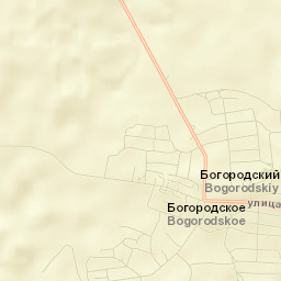 Bogorodskoye Street Map