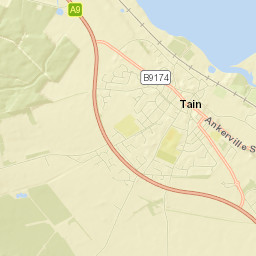 Tain Street Map