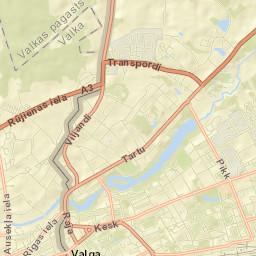 Valga Street Map