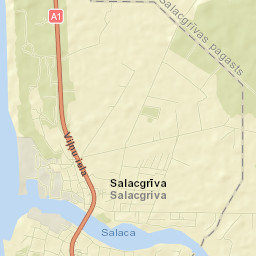 Salacgrīva Street Map