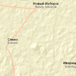 Novyy Izborsk Street Map
