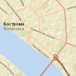 Kostroma Street Map