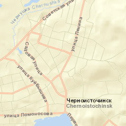 Chernoistochinsk Street Map