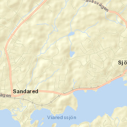 Sandared Street Map