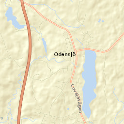 Odensjö Street Map