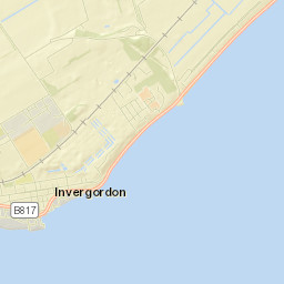 B817, Invergordon, Highland IV18, UK Street Map