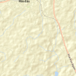 Hindås Street Map