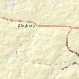Gånghester Street Map