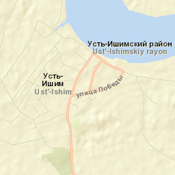 Ust’-Ishim Street Map