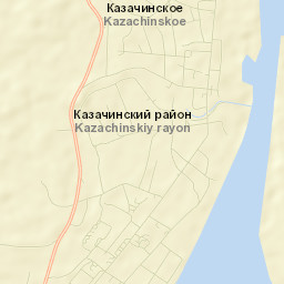 Kazachinskoye Street Map