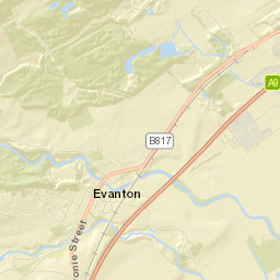 Evanton Street Map