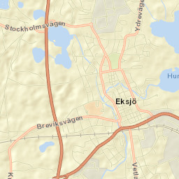 Eksjö Street Map