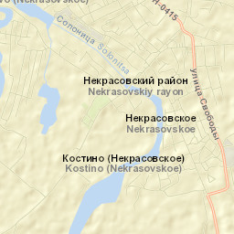 Nekrasovskoye Street Map