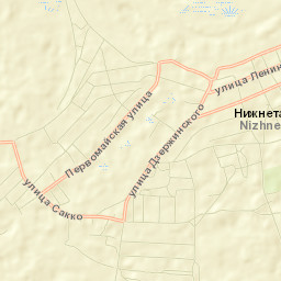 Nizhnyaya Tavda Street Map