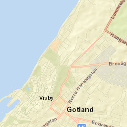 Visby Street Map