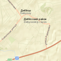 Debesy Street Map