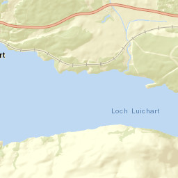 A832, Garve, Highland IV23, UK Street Map