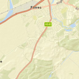 Forres Street Map