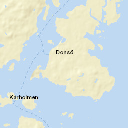 Donsö Street Map