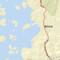 Billdal Street Map