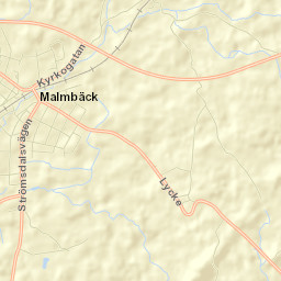 Malmbäck Street Map