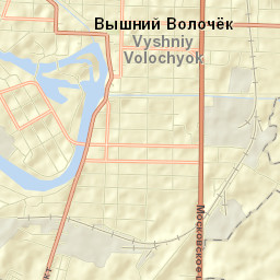 Vyshnevolotskiy Rayon Street Map