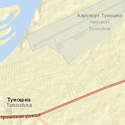 Tunoshna Street Map