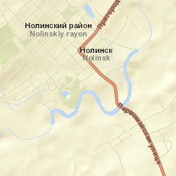 Nolinsk Street Map