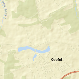 Kocēni Street Map