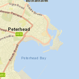 Peterhead Street Map