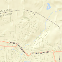 Nev’yansk Street Map