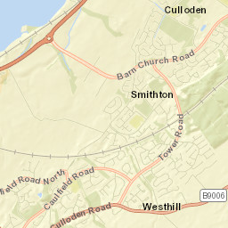 1, Culloden, Highland IV2, UK Street Map