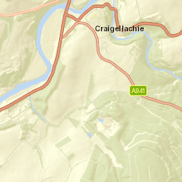 A941, Aberlour, Moray AB38, UK Street Map