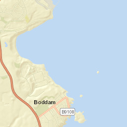 Boddam Street Map