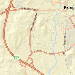 Kungsbacka Street Map