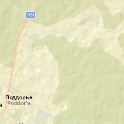 Poddor’ye Street Map