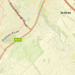 Milton of Leys Street Map