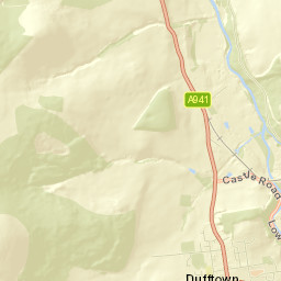 Dufftown Street Map