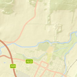 Huntly Street Map
