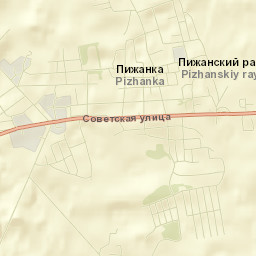 Pizhanka Street Map