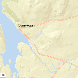 A850 Isle of Skye Highland IV55 8WE UK Street Map