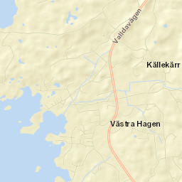 Västra Hagen Street Map