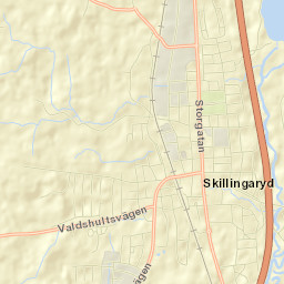 Skillingaryd Street Map