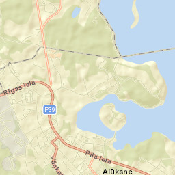 Alūksne Street Map