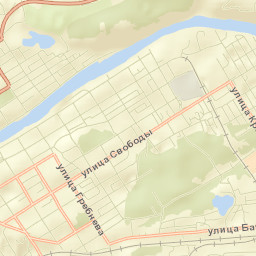 Kungur Street Map