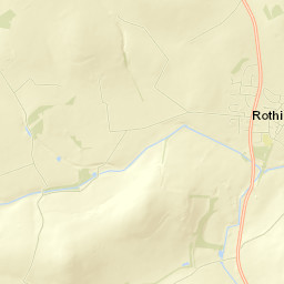 Rothienorman Street Map